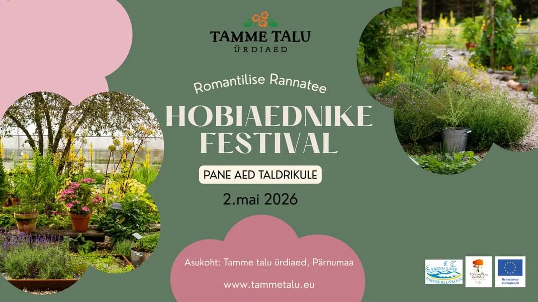 Romantilise rannatee hobiaednike festival