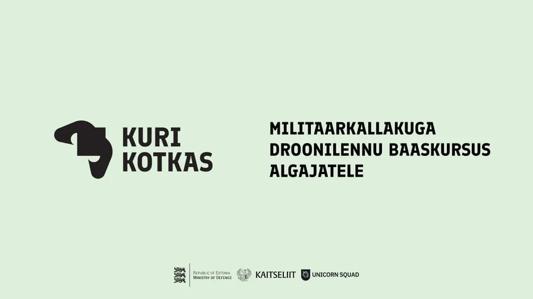 "Kuri Kotkas" droonilennu baaskursus algajatele (Tartu)