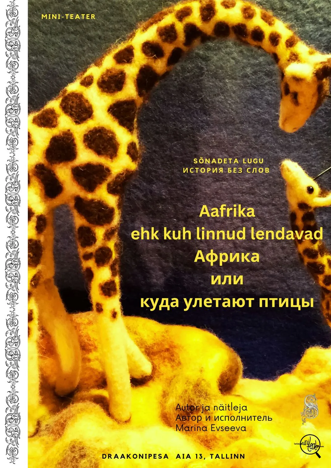 Sõnadeta "AAFRIKA- KUHU LENDAVAD LINNUD"