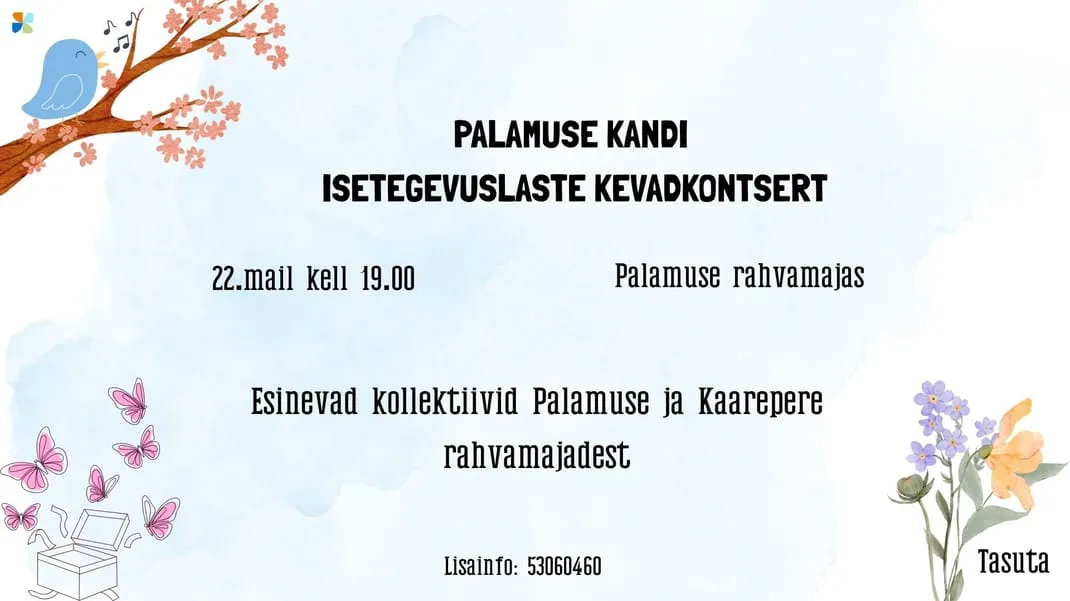 Palamuse ja Kaarepere rahvamajade kollektiivide kevadkontsert