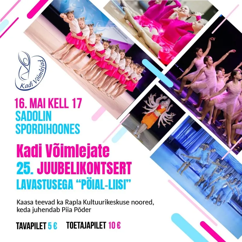 Kadi Võimlejate 25.juubeli kontsert-etendus