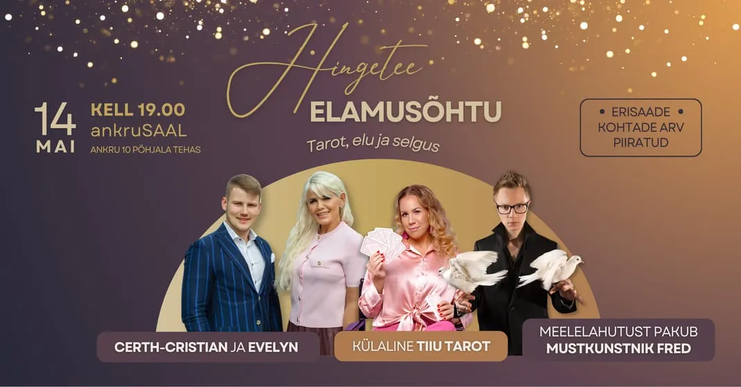 Hingetee elamusõhtu x Tiiu Tarot x Mustkunstnik Fred