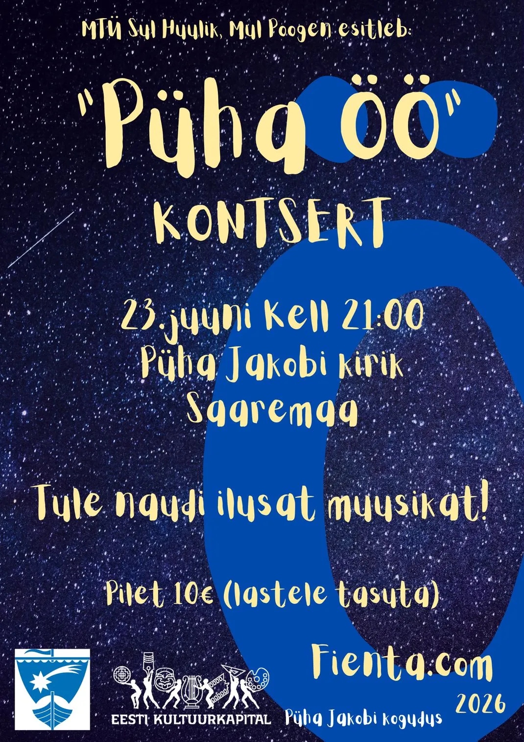 Kontsert "Püha öö" 2026