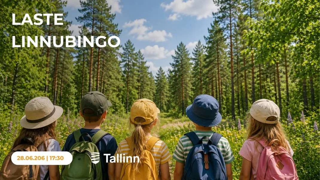 Linnubingo lastele Löwenruhi pargis