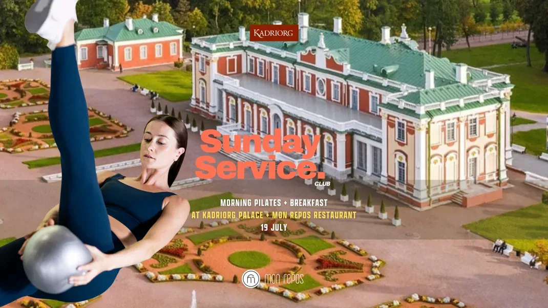 Sunday Service Club morning Pilates 🤸‍♂️ at Kadriorg Palace 🏰 ( practice in EST)