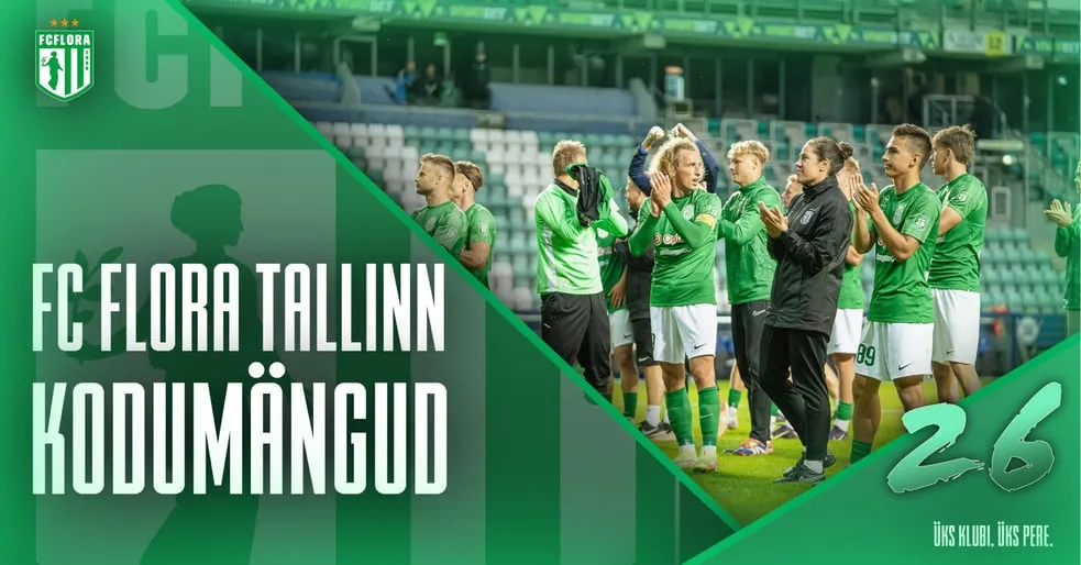 FC Flora Tallinn vs FC Nõmme United / FC Flora Tallinn kodumängud 2026