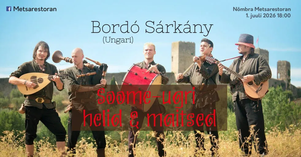 SOOME-UGRI HELID JA MAITSED. ESINEB: Bordó Sárkány