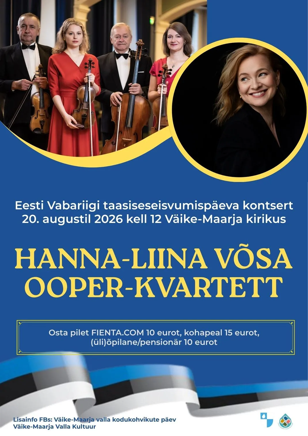 Hanna-Liina Võsa ja ooper-kvartett Väike-Maarja kirikus