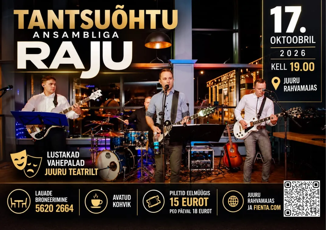 Tantsuõhtu ansambliga RAJU